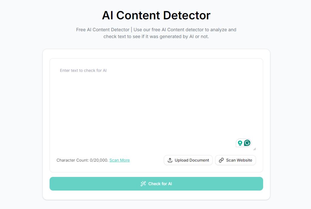 Leap AI Content Detector