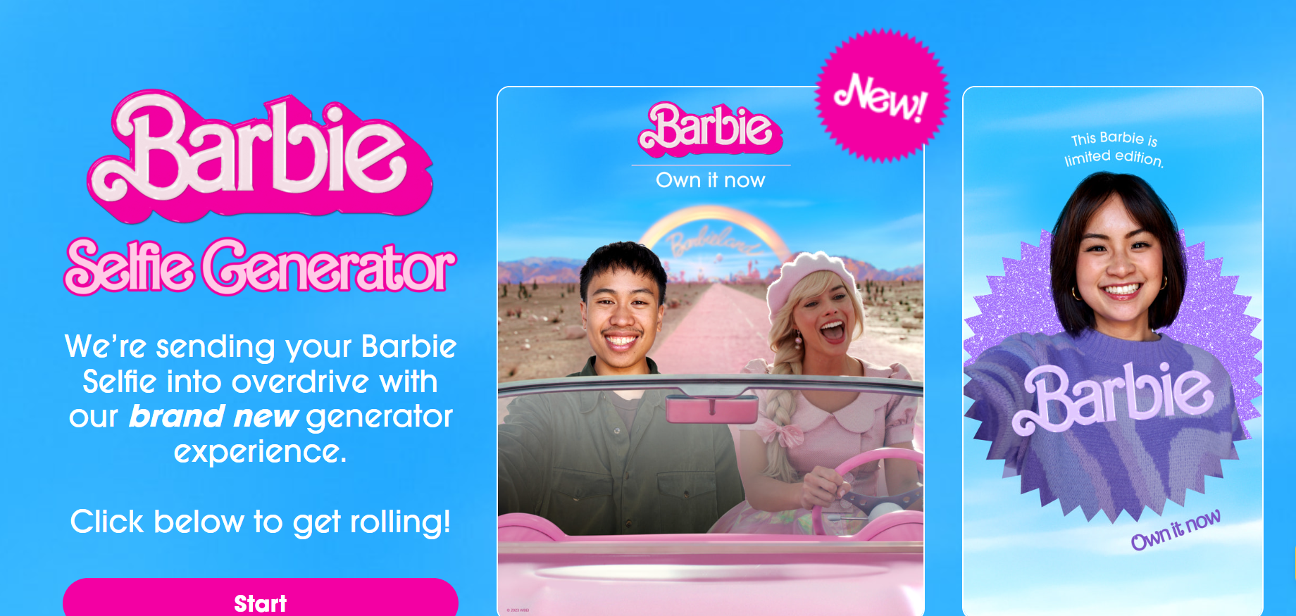 Barbie Selfie Generator