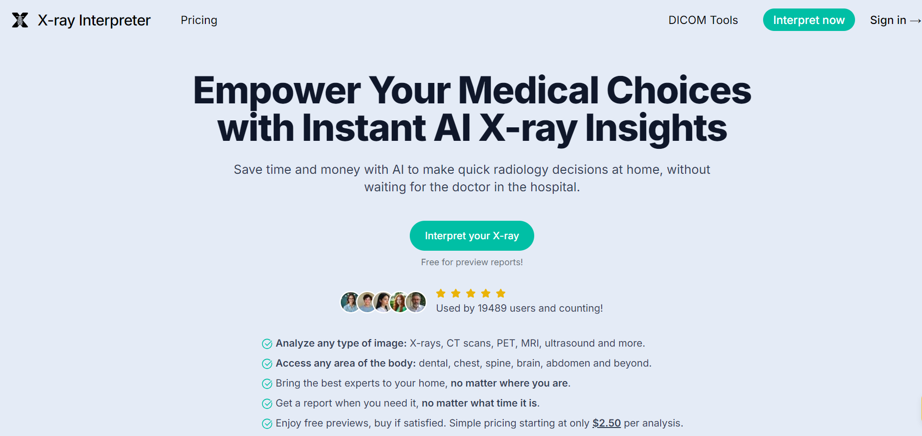 X-ray Interpreter