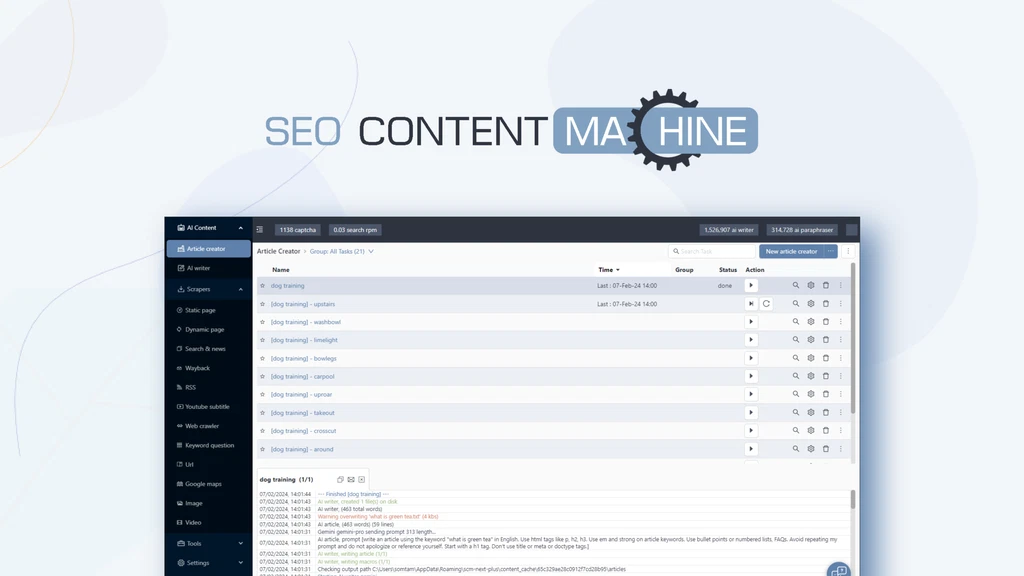 SEO Content Machine
