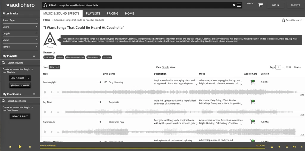 AudioHero Feature
