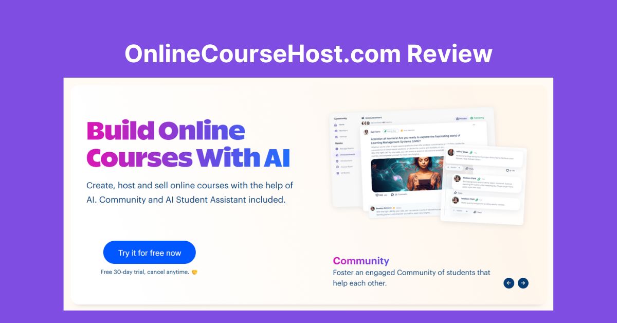 OnlineCourseHost.com Review