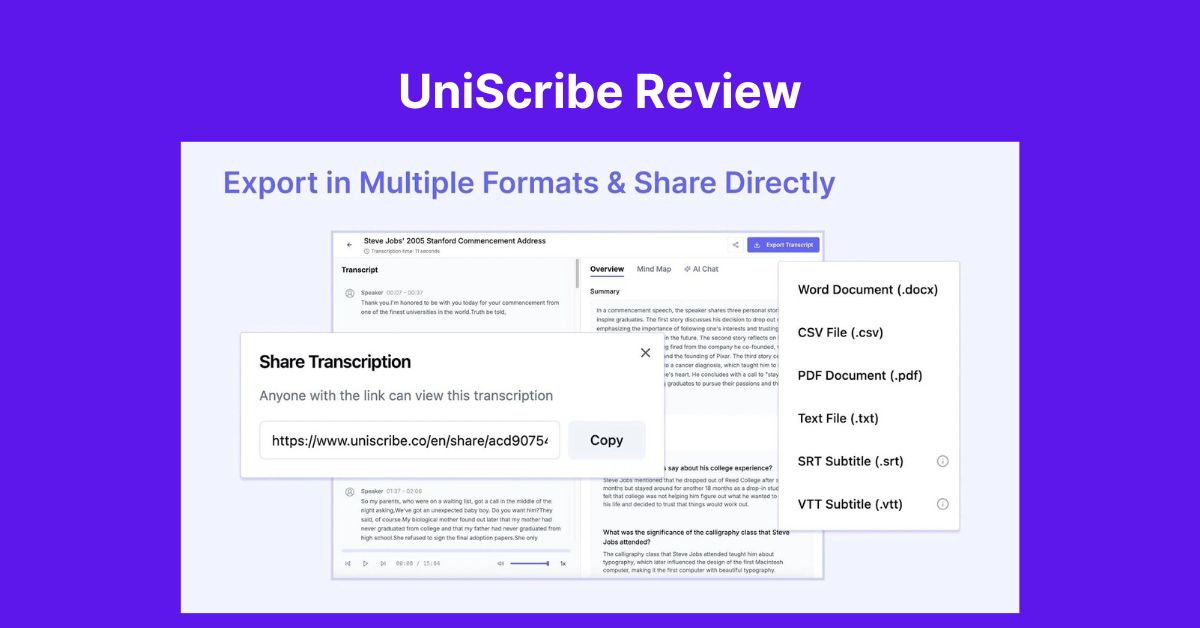 UniScribe Review